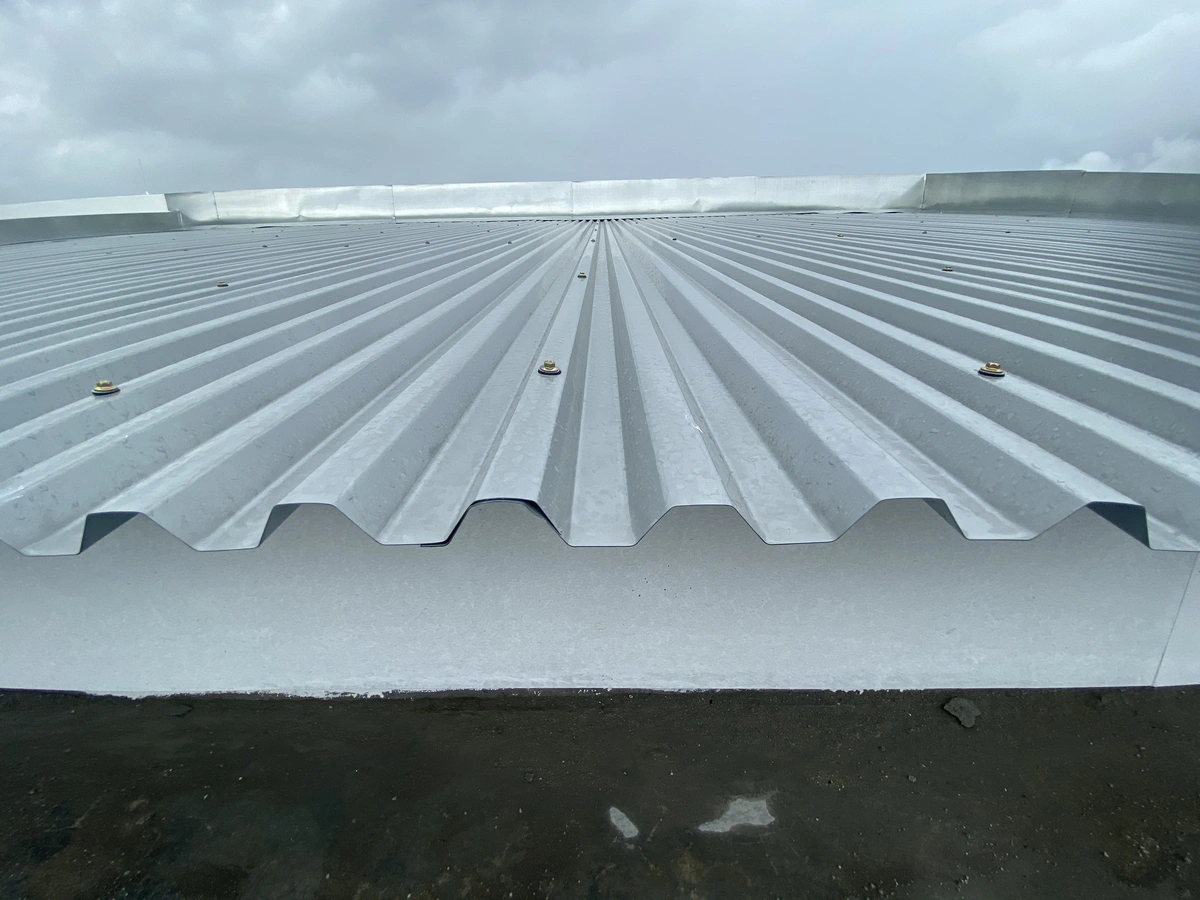 corrugated metal roof