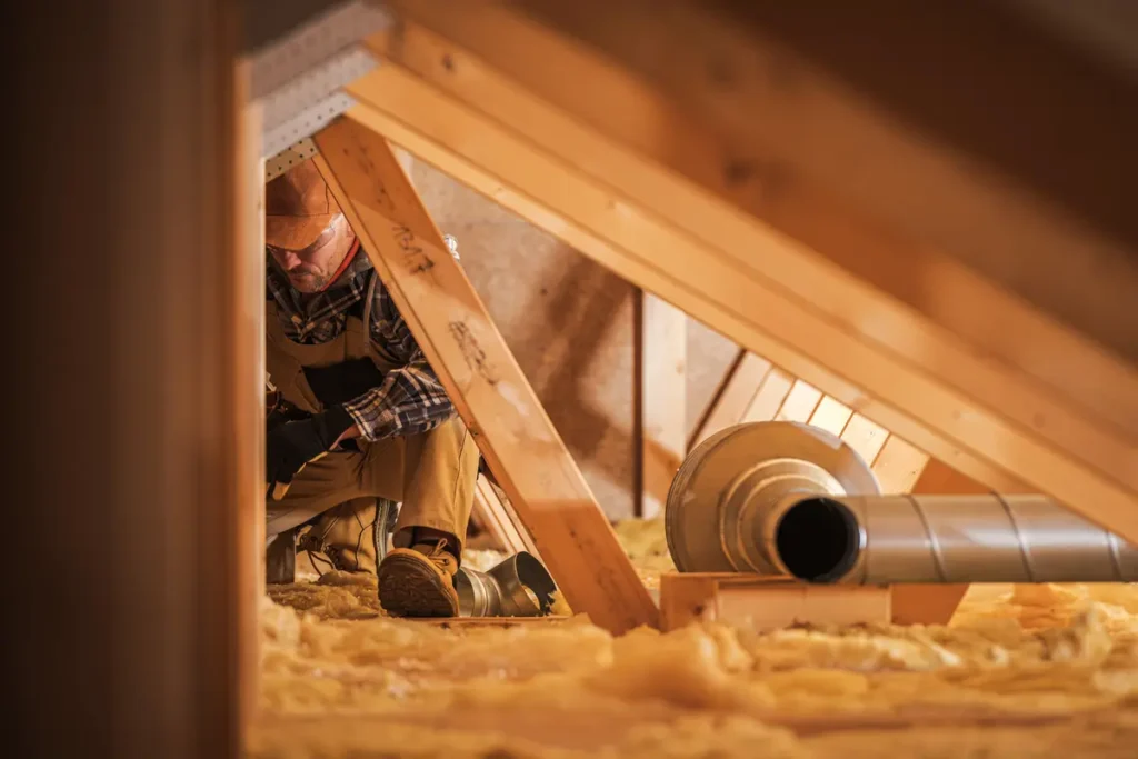 installing insulation