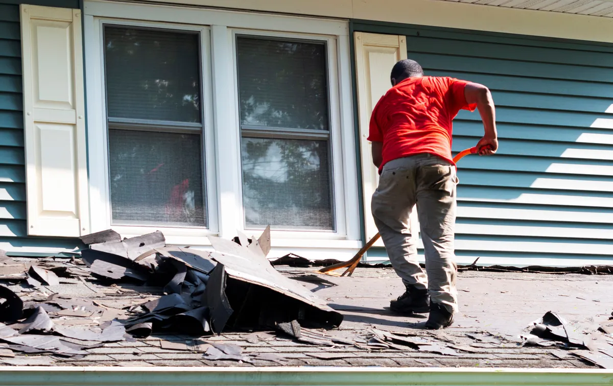 roof tear off