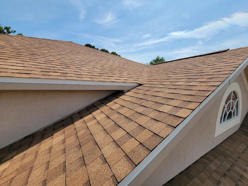 new brown shingles on a roof in Riverview, FL-roofing riverview