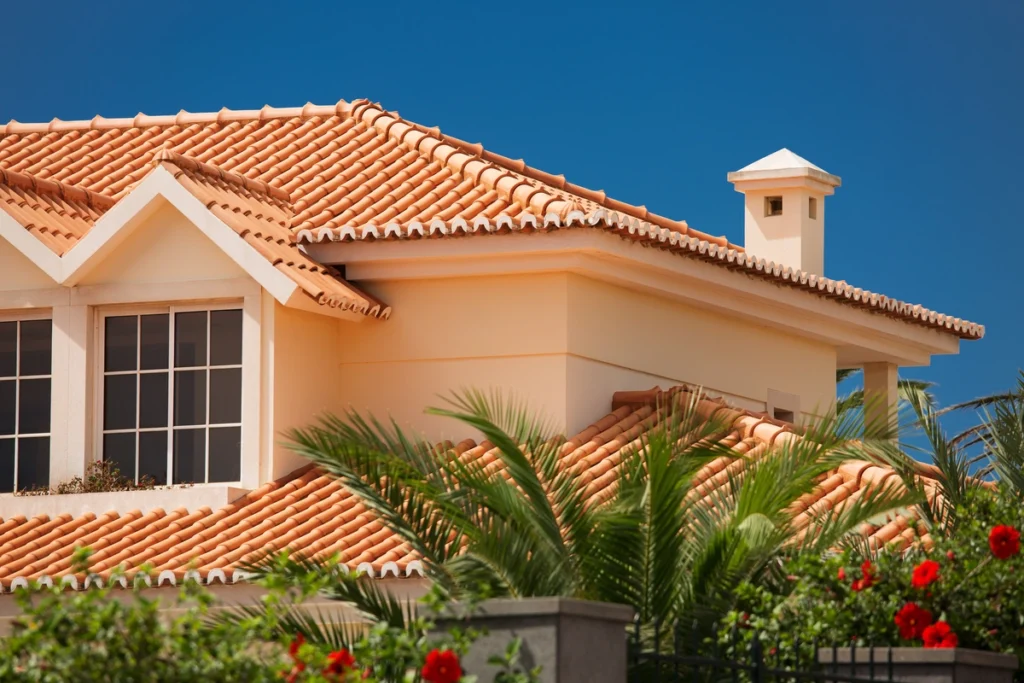 clay tile florida home