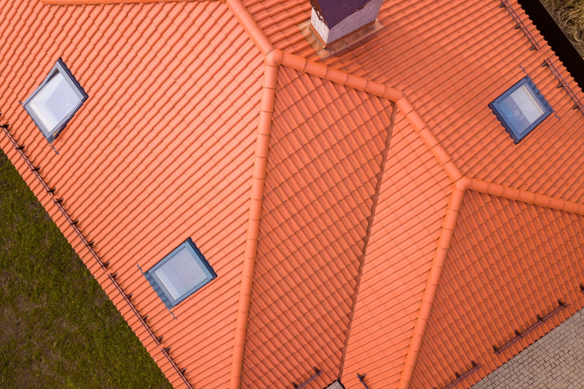 spanish metal tile roof for home